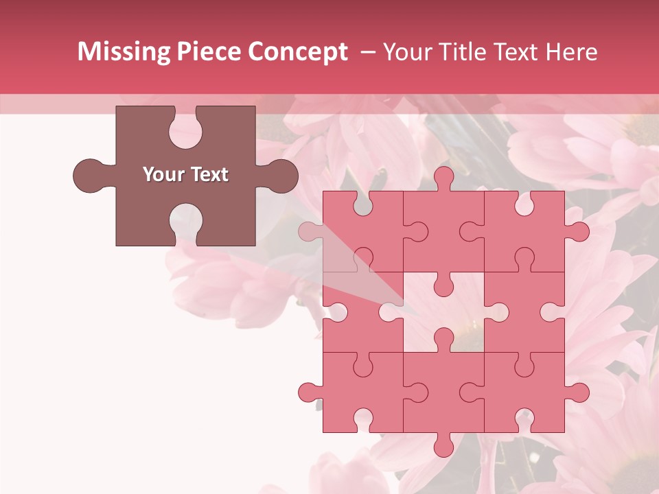 Blossom Head White PowerPoint Template