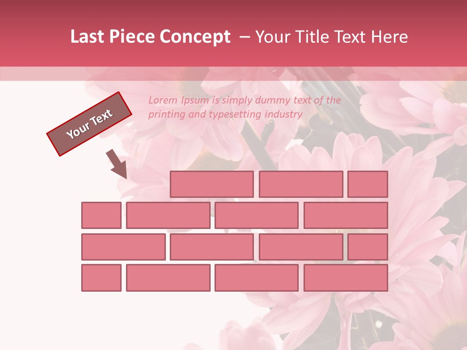 Blossom Head White PowerPoint Template