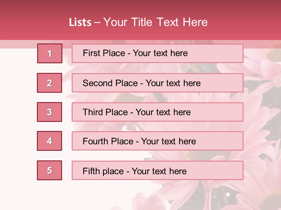 Blossom Head White PowerPoint Template