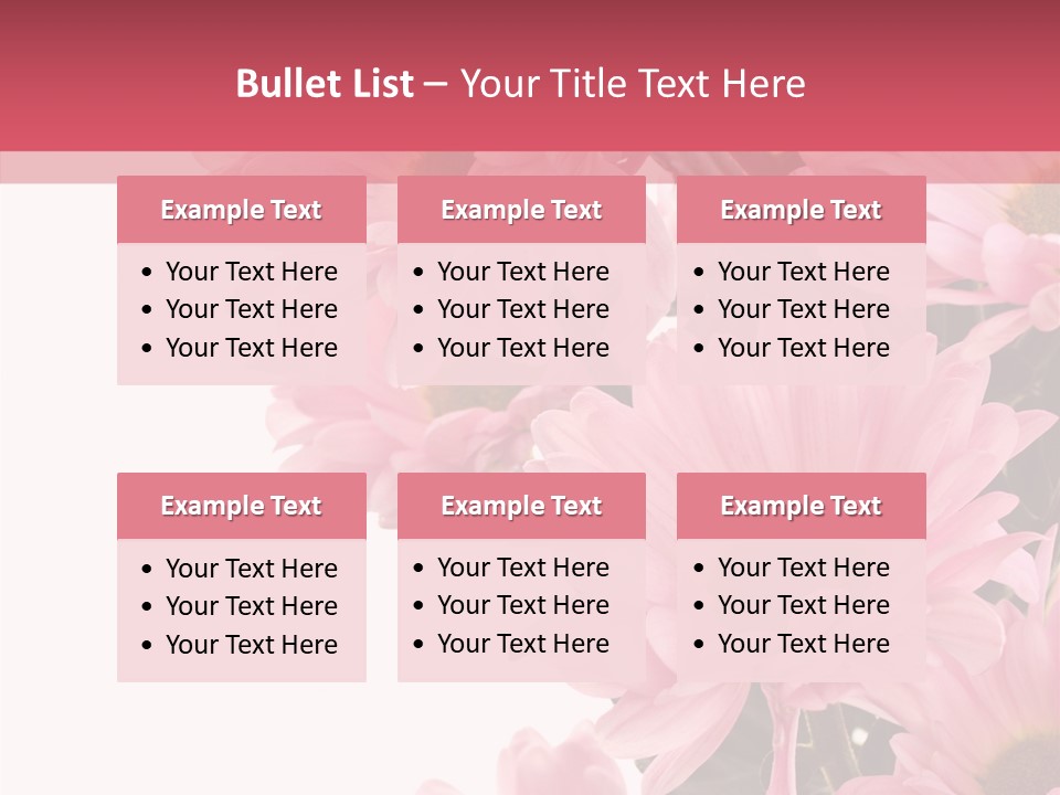 Blossom Head White PowerPoint Template