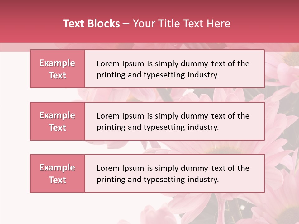 Blossom Head White PowerPoint Template