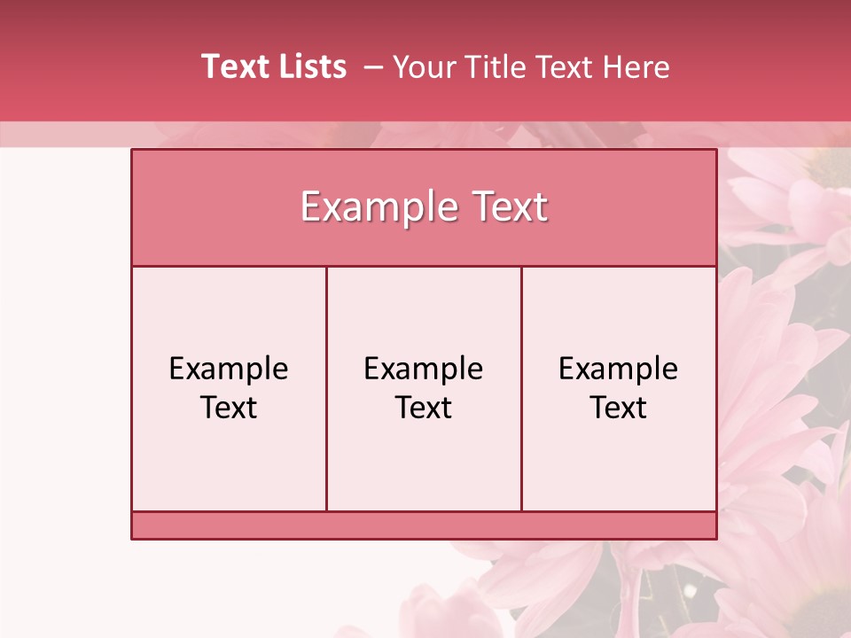 Blossom Head White PowerPoint Template