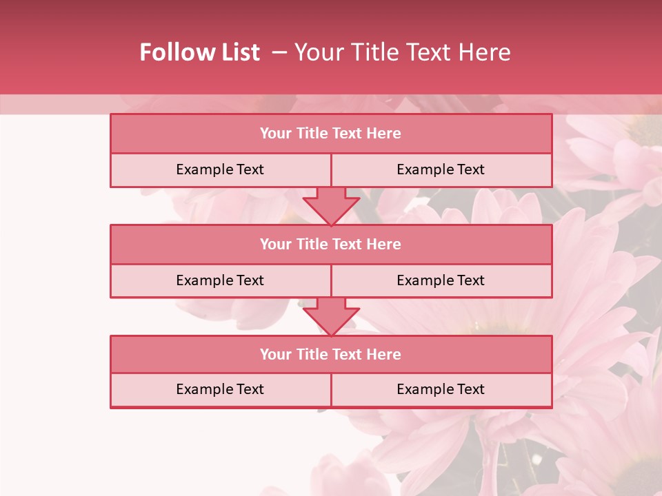 Blossom Head White PowerPoint Template