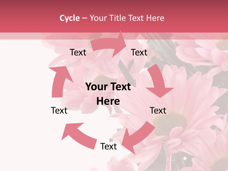 Blossom Head White PowerPoint Template
