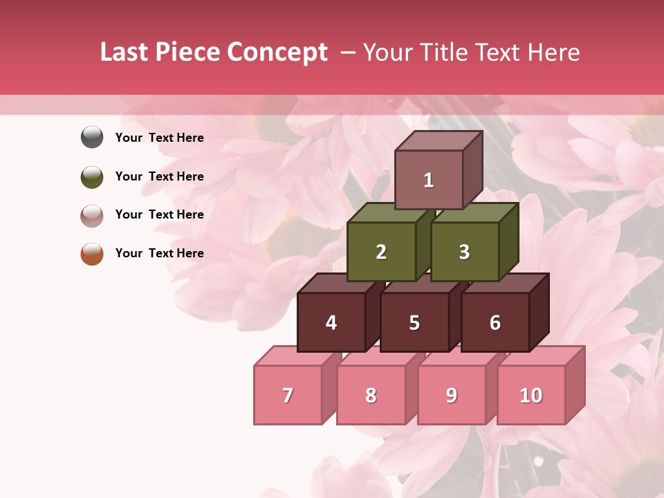 Blossom Head White PowerPoint Template