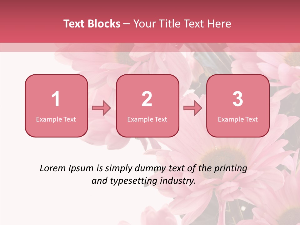 Blossom Head White PowerPoint Template