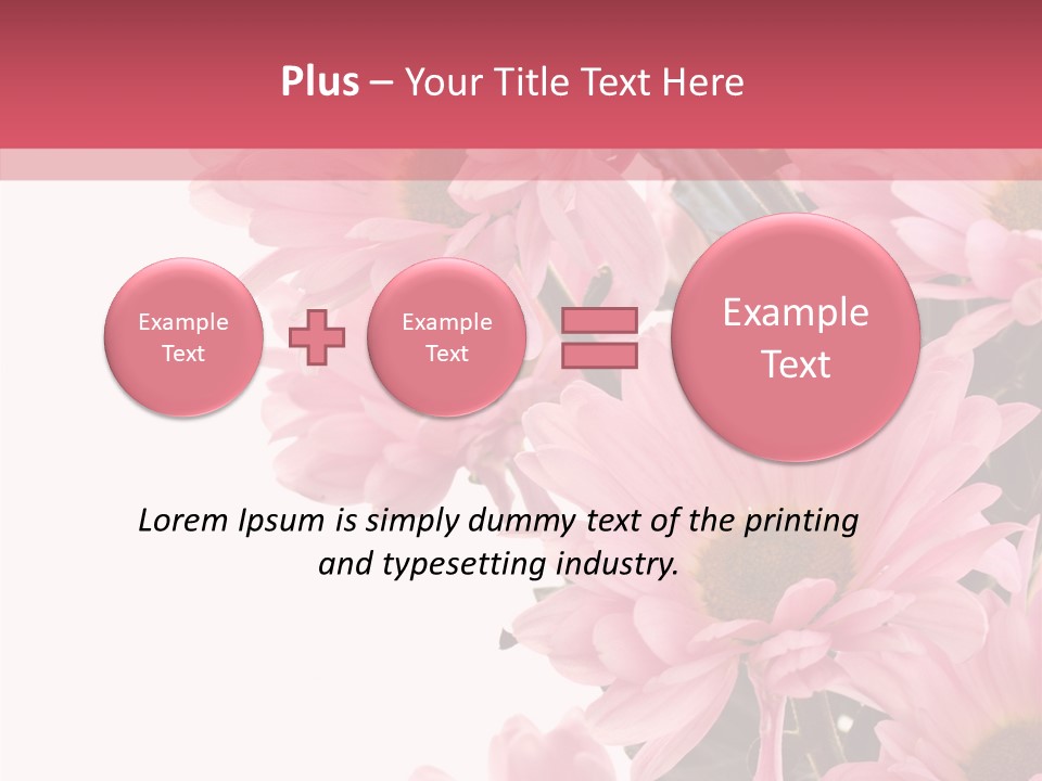 Blossom Head White PowerPoint Template