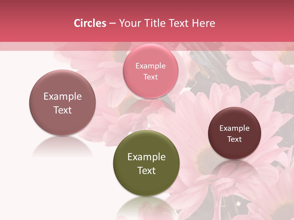 Blossom Head White PowerPoint Template