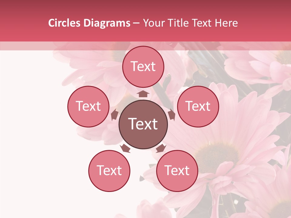 Blossom Head White PowerPoint Template