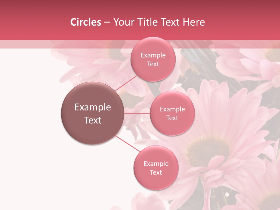 Blossom Head White PowerPoint Template