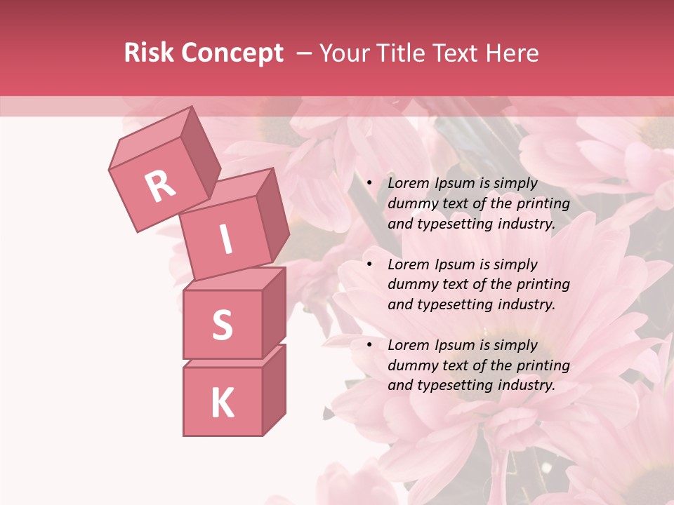 Blossom Head White PowerPoint Template