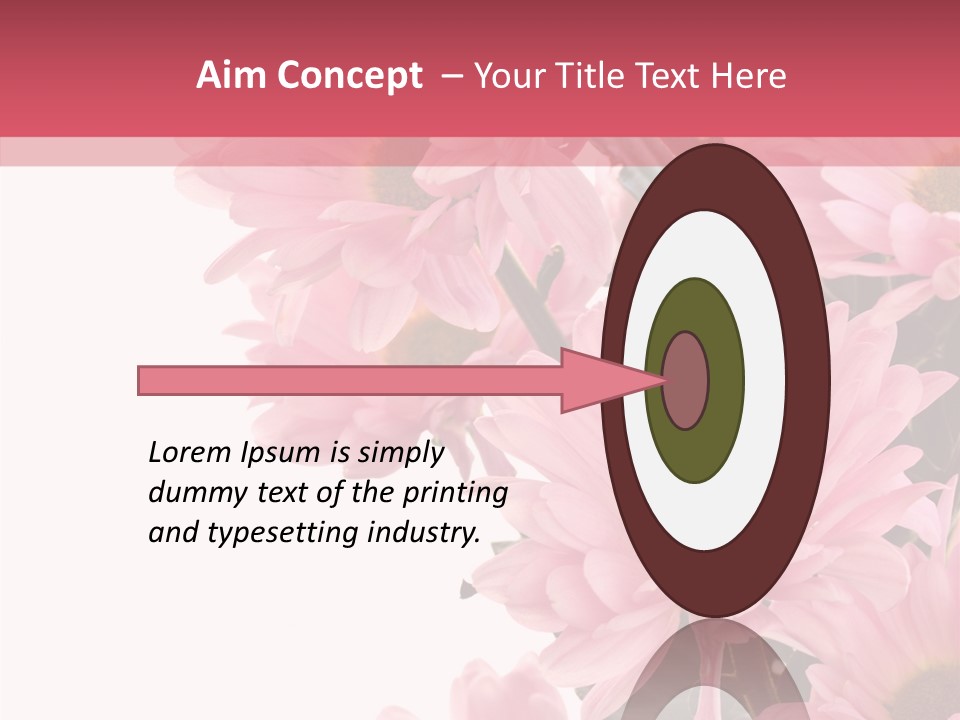 Blossom Head White PowerPoint Template