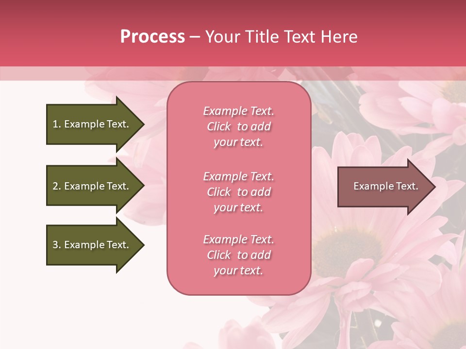 Blossom Head White PowerPoint Template