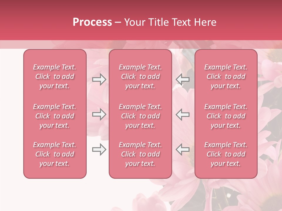 Blossom Head White PowerPoint Template