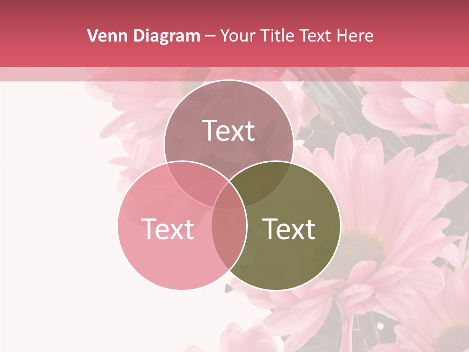 Blossom Head White PowerPoint Template