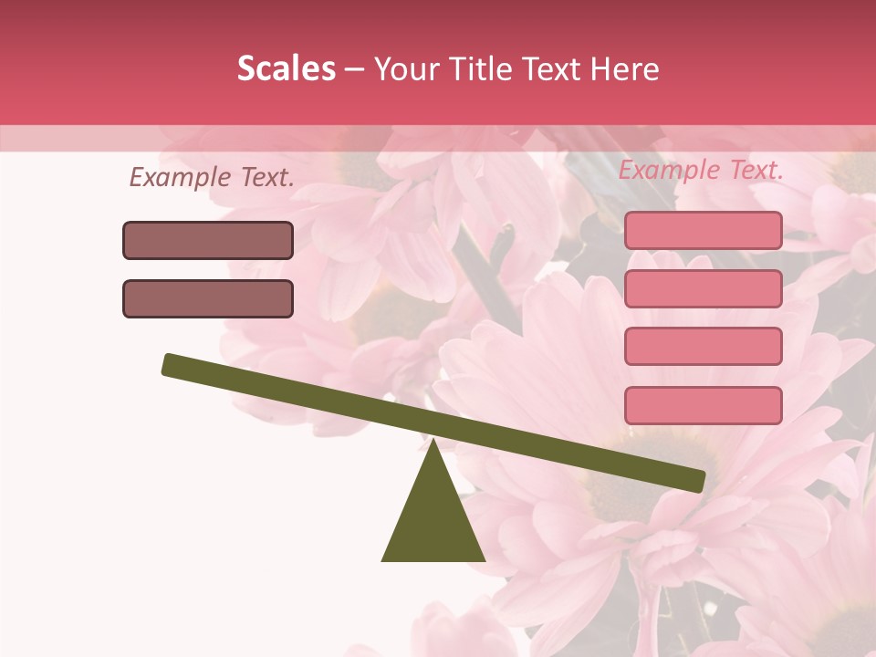 Blossom Head White PowerPoint Template