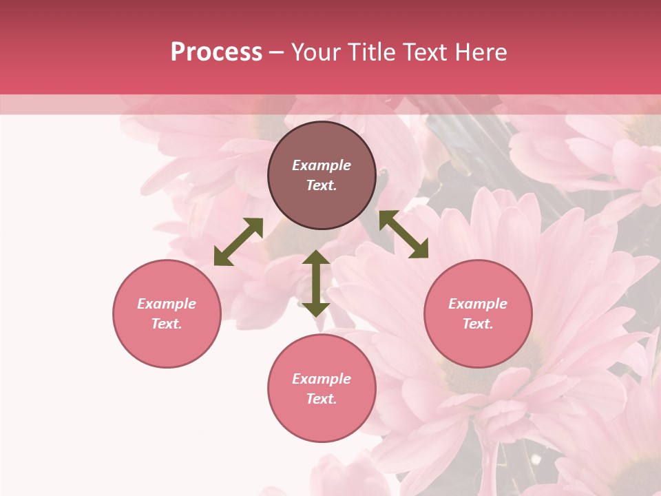 Blossom Head White PowerPoint Template