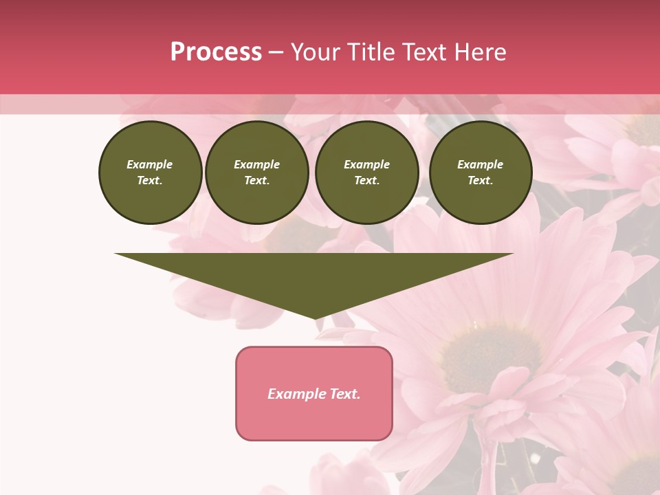 Blossom Head White PowerPoint Template