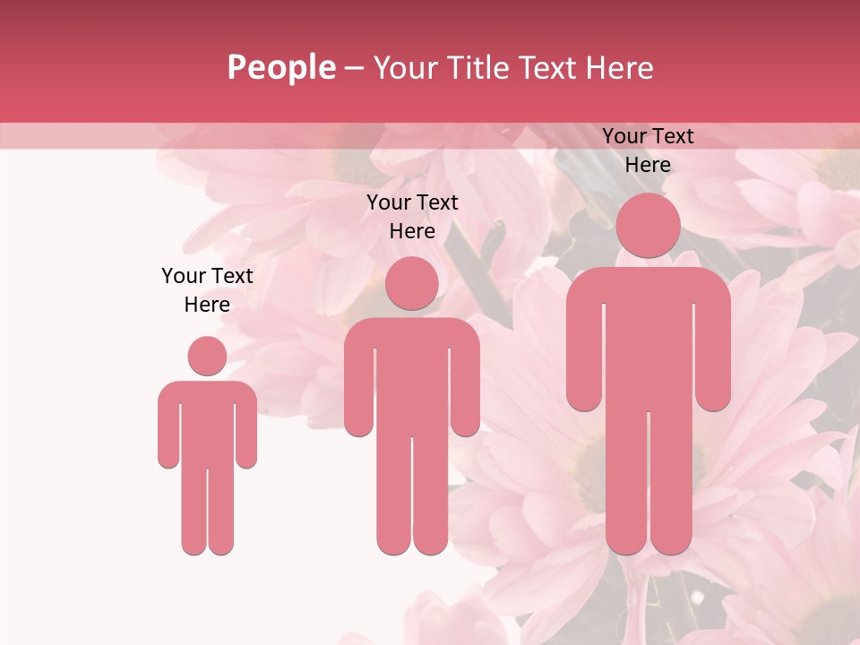 Blossom Head White PowerPoint Template