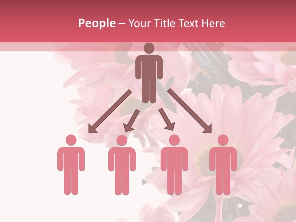 Blossom Head White PowerPoint Template