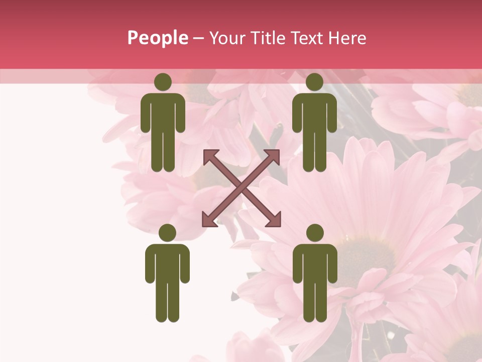 Blossom Head White PowerPoint Template