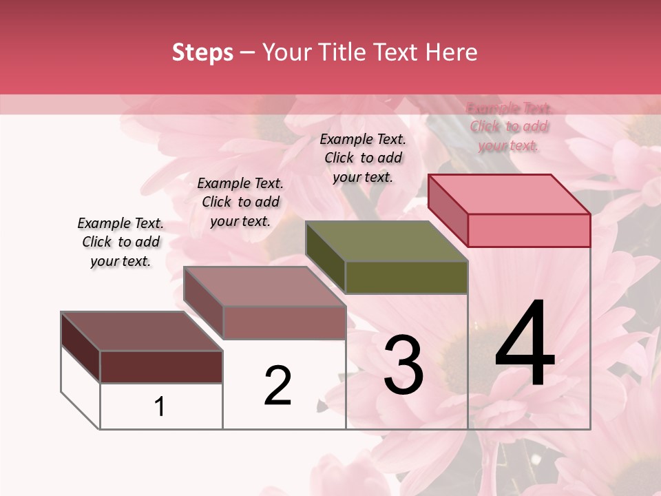 Blossom Head White PowerPoint Template