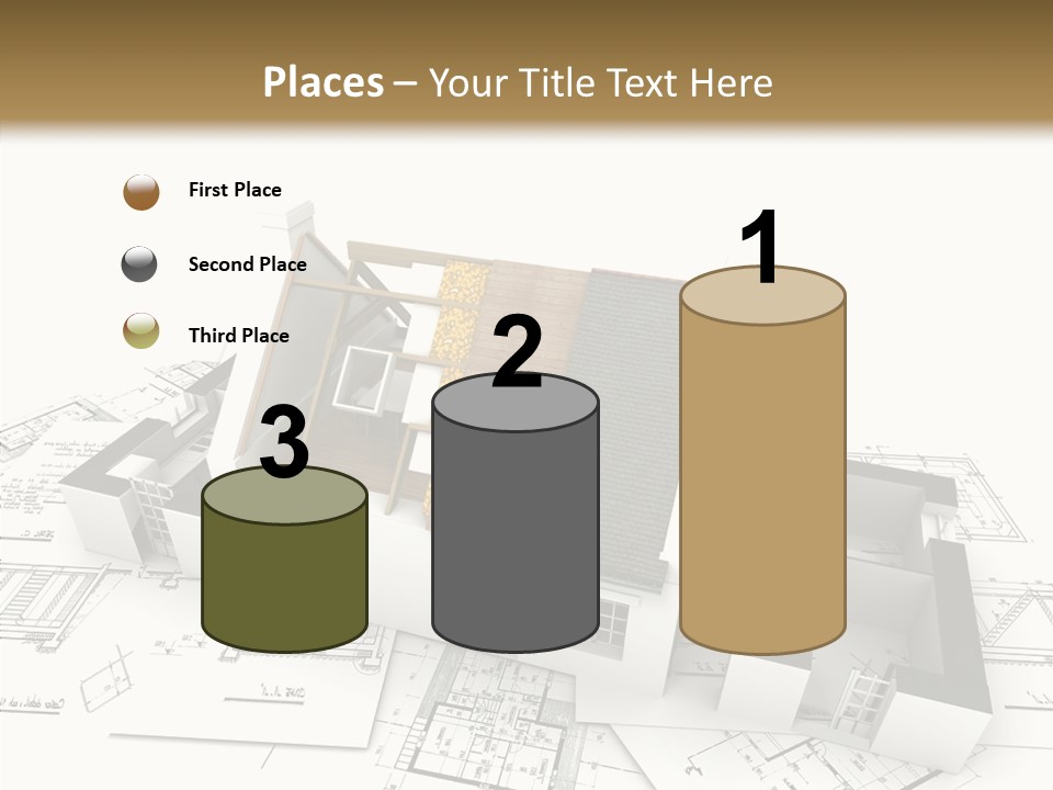 Prefabricated Detached Home PowerPoint Template