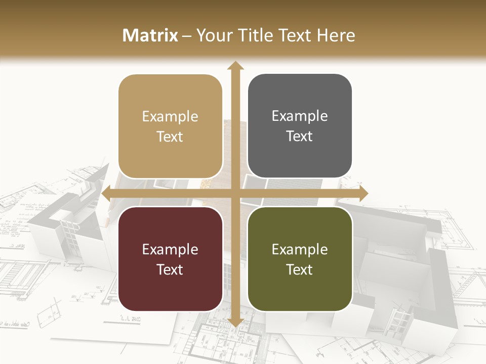 Prefabricated Detached Home PowerPoint Template