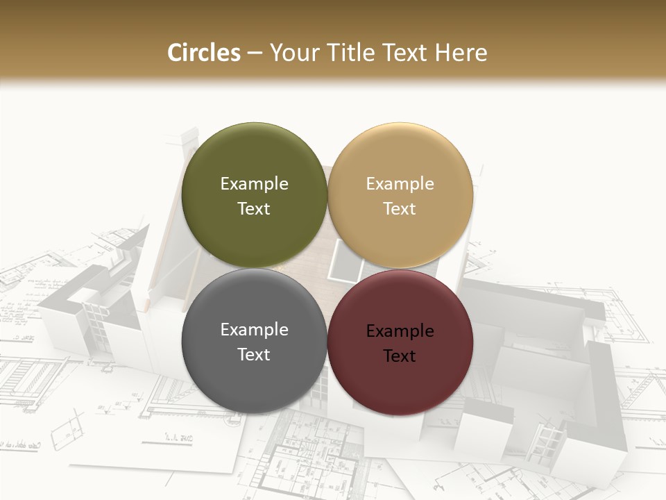 Prefabricated Detached Home PowerPoint Template