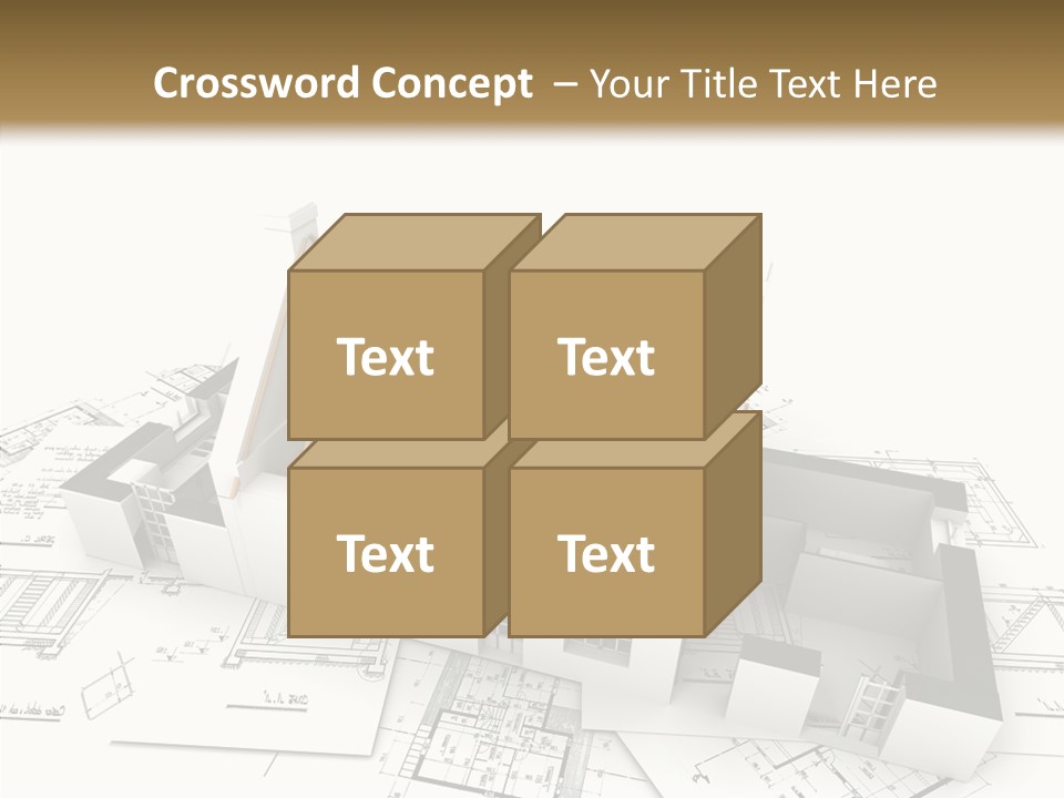 Prefabricated Detached Home PowerPoint Template