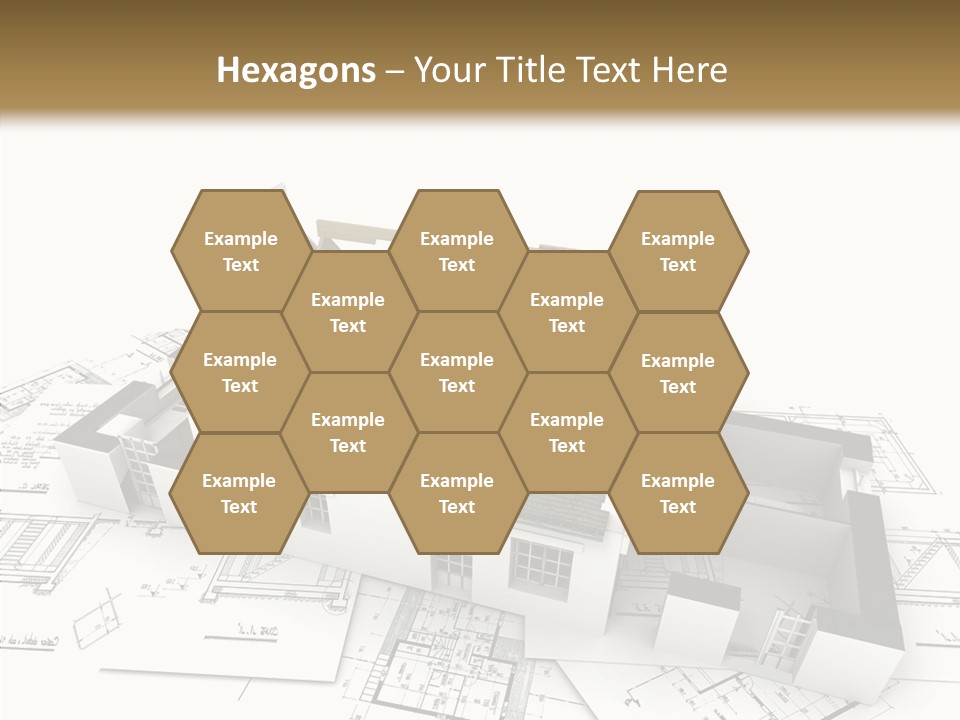 Prefabricated Detached Home PowerPoint Template