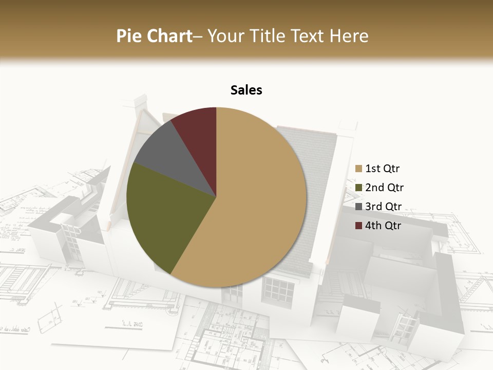 Prefabricated Detached Home PowerPoint Template