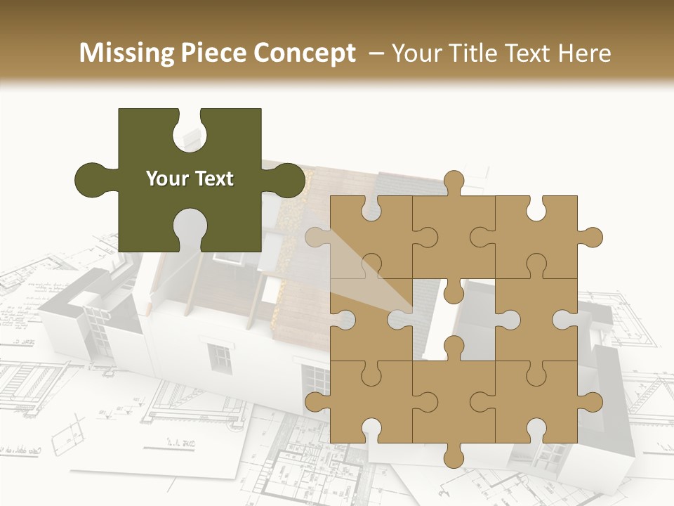 Prefabricated Detached Home PowerPoint Template