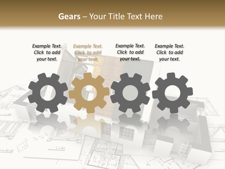 Prefabricated Detached Home PowerPoint Template