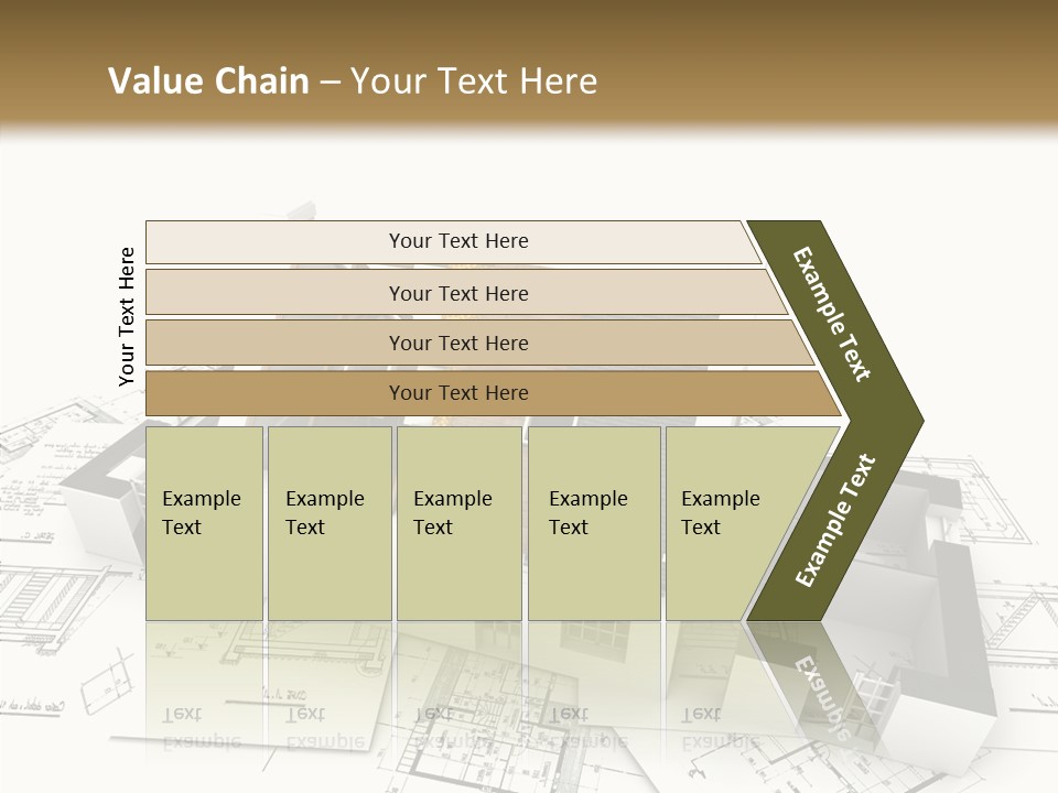 Prefabricated Detached Home PowerPoint Template