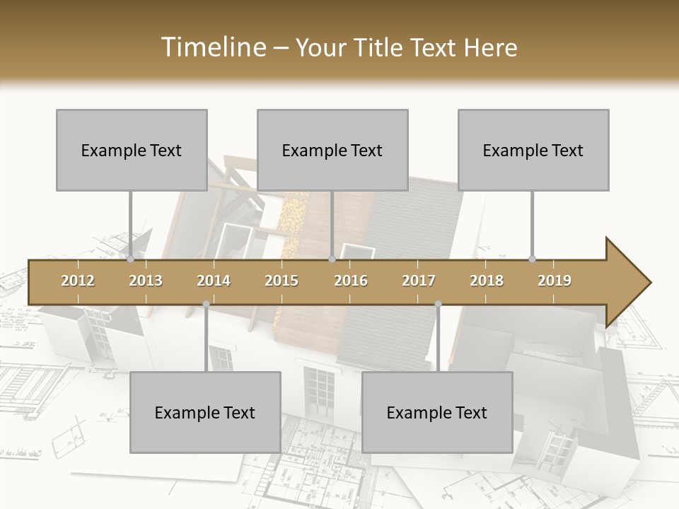 Prefabricated Detached Home PowerPoint Template