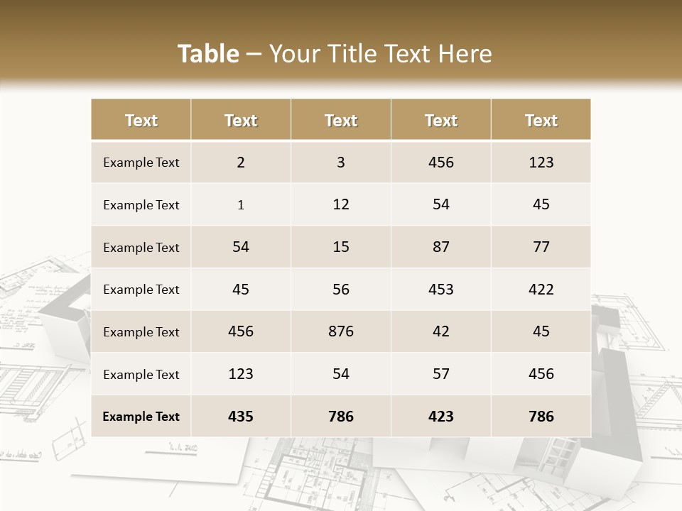 Prefabricated Detached Home PowerPoint Template