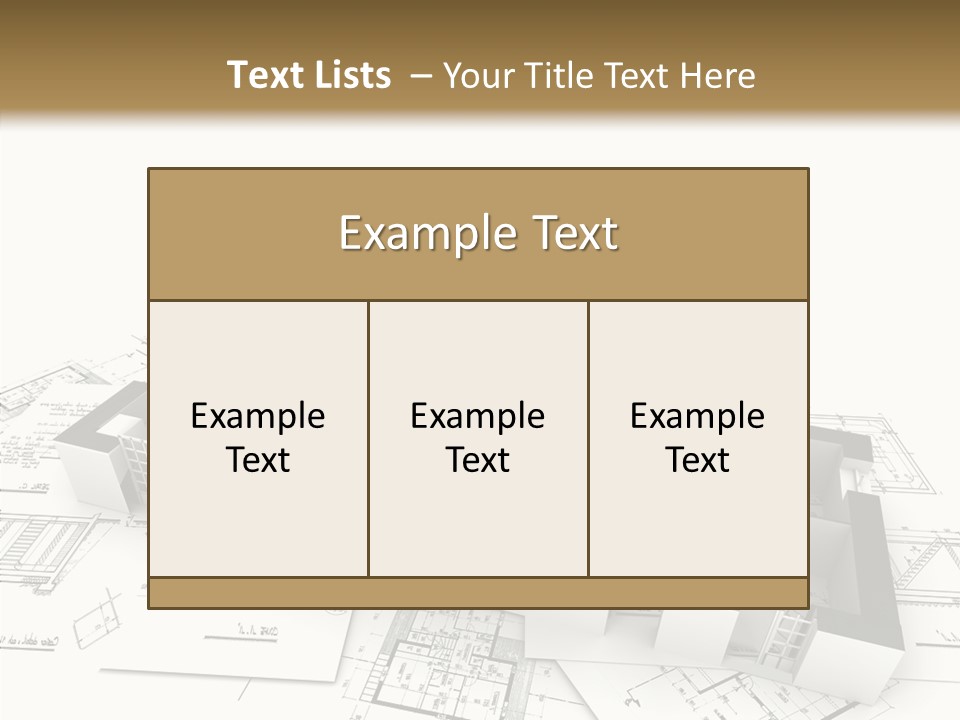 Prefabricated Detached Home PowerPoint Template