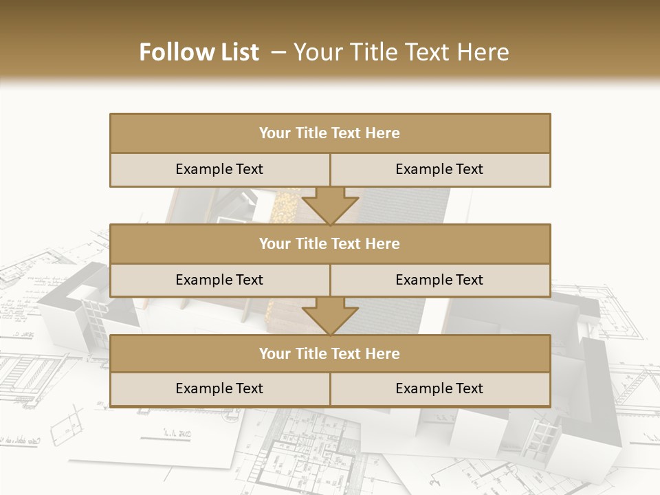 Prefabricated Detached Home PowerPoint Template