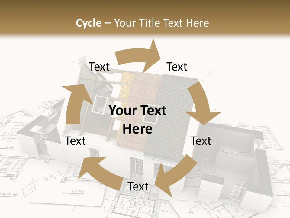 Prefabricated Detached Home PowerPoint Template