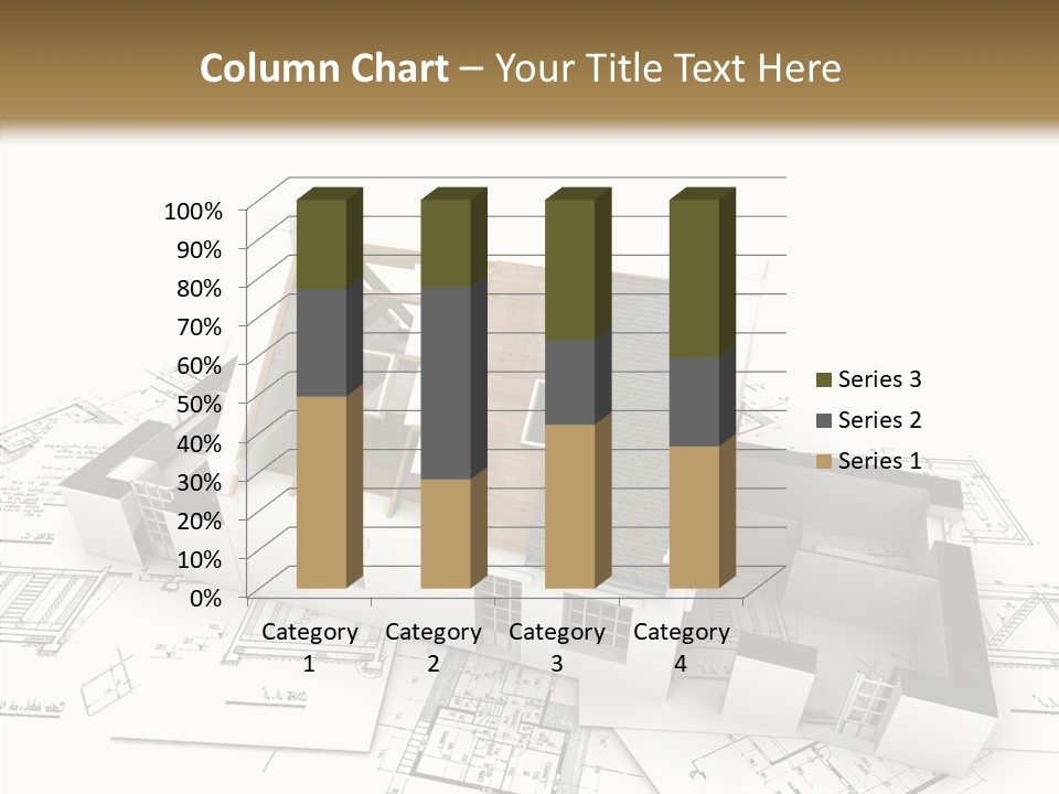 Prefabricated Detached Home PowerPoint Template
