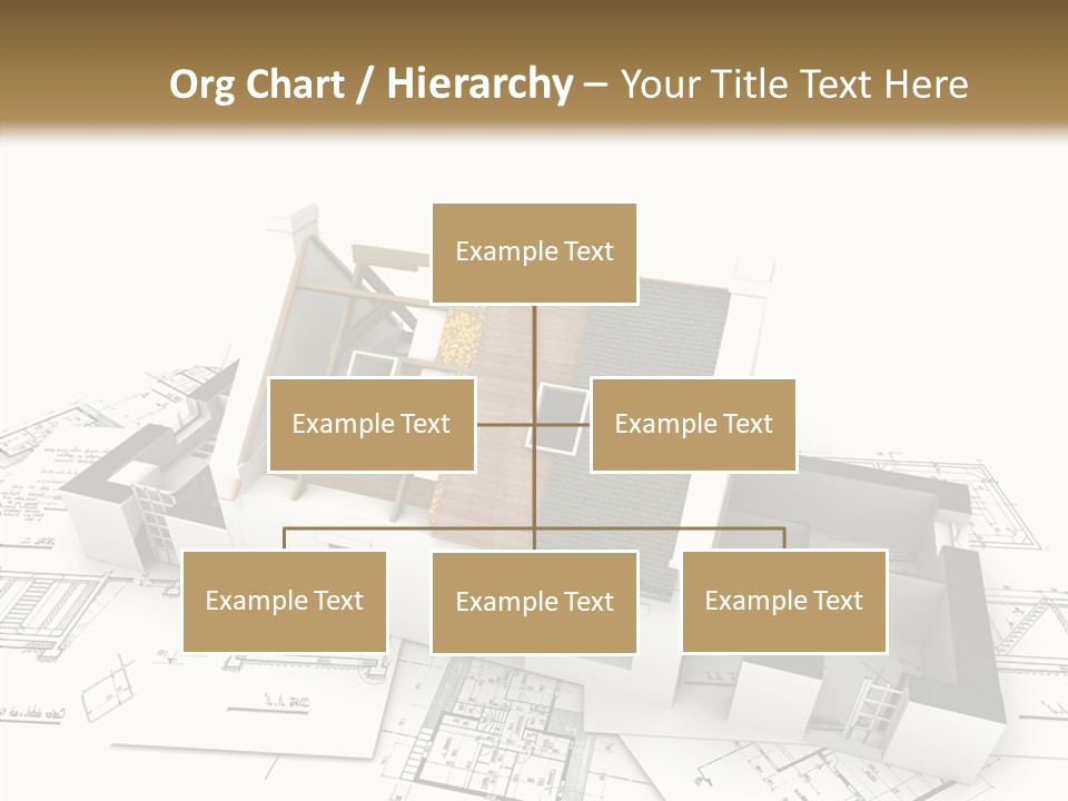 Prefabricated Detached Home PowerPoint Template
