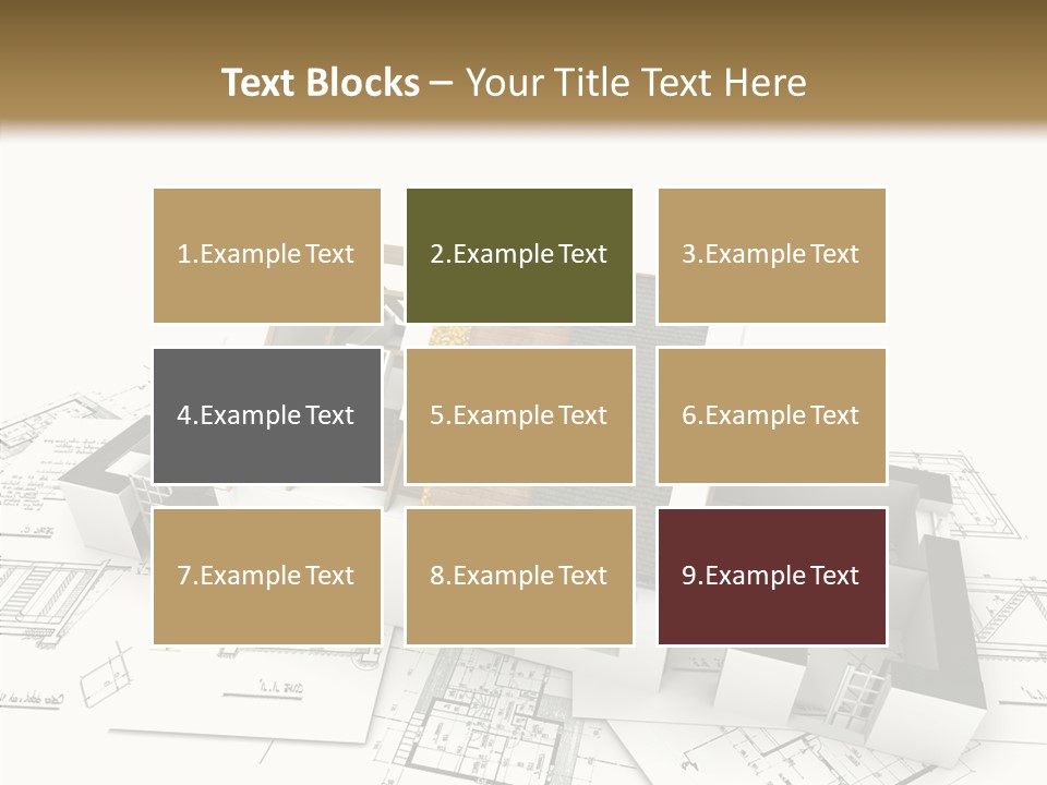 Prefabricated Detached Home PowerPoint Template