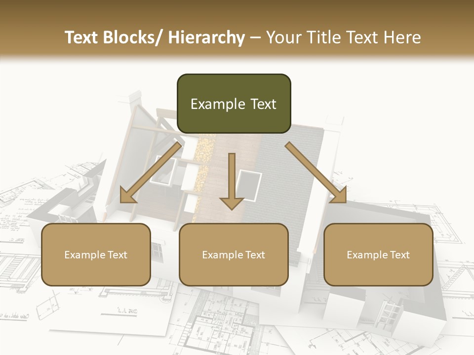Prefabricated Detached Home PowerPoint Template