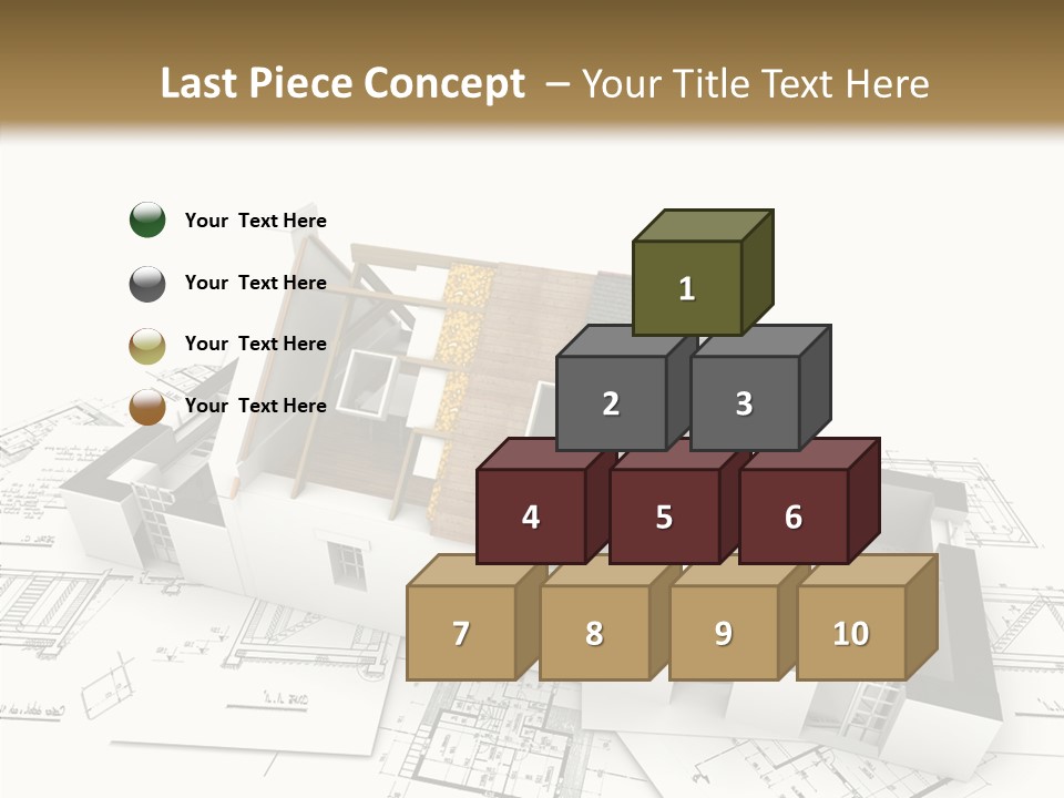 Prefabricated Detached Home PowerPoint Template