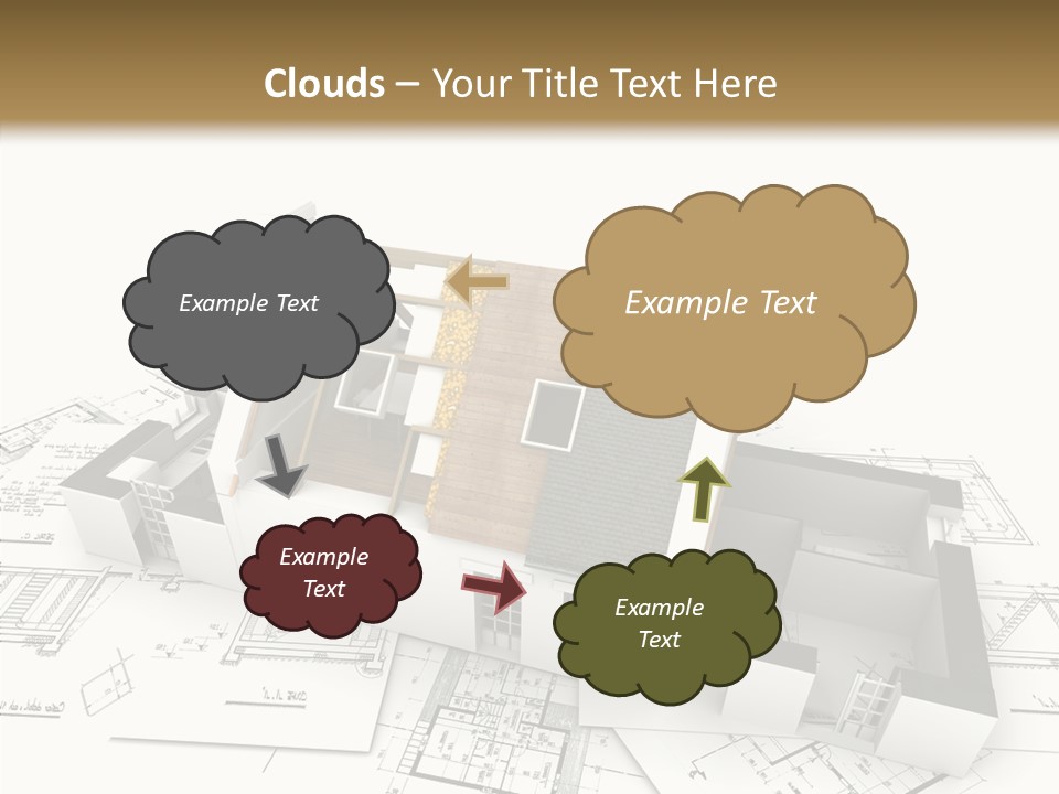 Prefabricated Detached Home PowerPoint Template