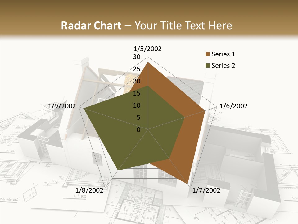 Prefabricated Detached Home PowerPoint Template