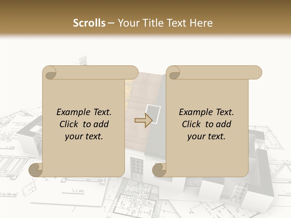 Prefabricated Detached Home PowerPoint Template