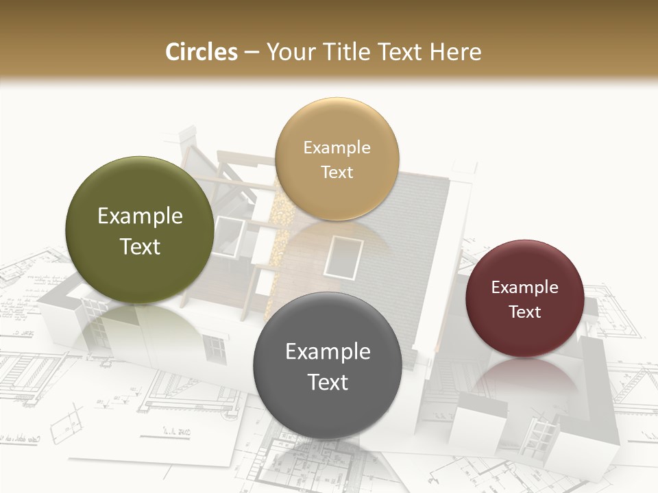 Prefabricated Detached Home PowerPoint Template