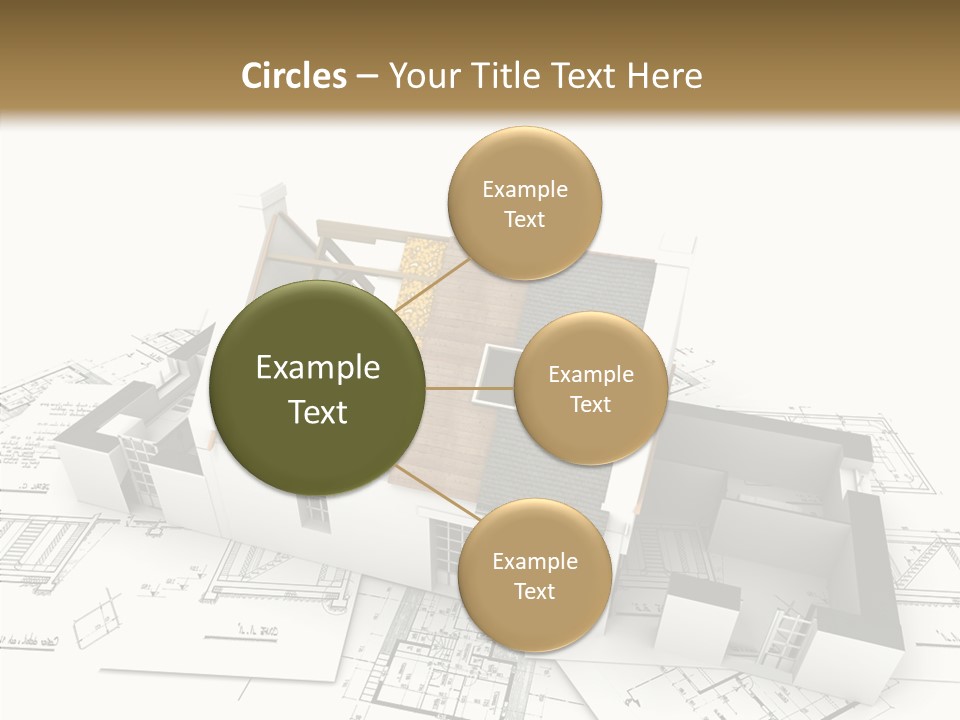Prefabricated Detached Home PowerPoint Template